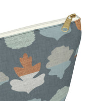 Frond Accessory Pouch w T-bottom in Aqua